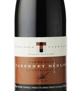 Tawse Winery David's Block Estate Merlot 2010